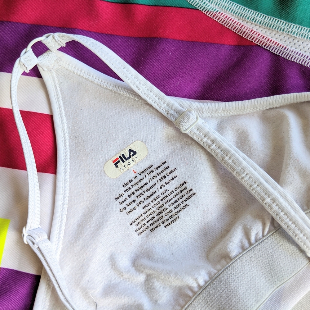 Fila Sport Colorblock Workout Top Size Large - Picture 5 of 5